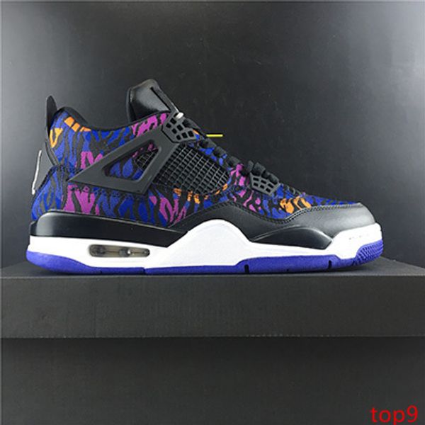 

with 2019 mens and womens basketball shoes sneakers 4s bq9043-005 for men brand designer sports trainers royal blue black size us5.5-13