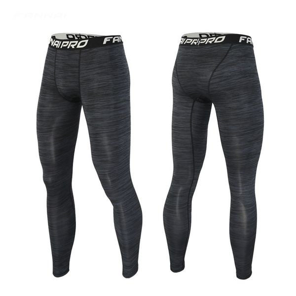

eshines fashion new 2018 fitness sports tights basketball base training trousers running quick-drying wicking compression pants, Black;blue