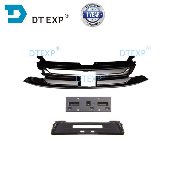 

2015-2020 chrome grille for outlander front bumper net for airtrek front bumper license hold cover board 7450a992