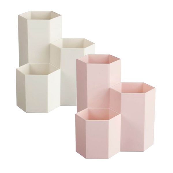 

2x pen holder pencil ruler holder stationery makeup brush organizer