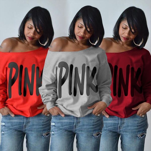 

seasonal large size women's street printed long sleeve wide round collar t-shirt seasonal large size women's street printed long s, White