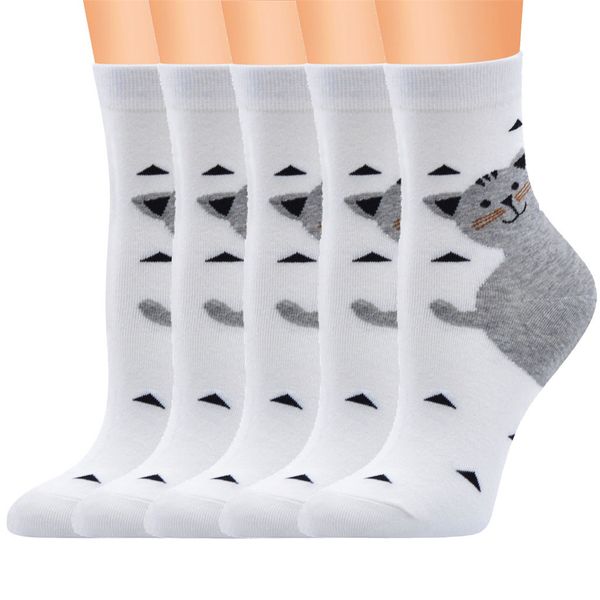 

perimedes 5 pairs women colorful football sports socks breathable road bicycle socks sports crazy fitness yoga socks#y40, Black