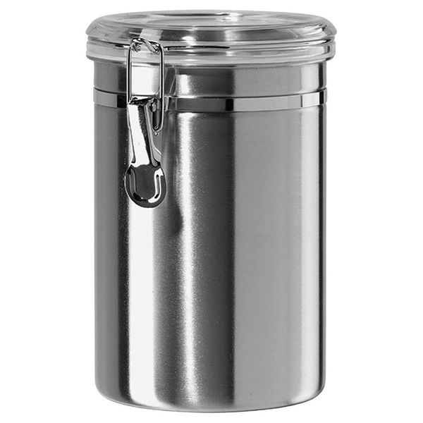 

stainless steel canister set 64 fl oz storage tanks sealed multi-grain storage kitchen supplies