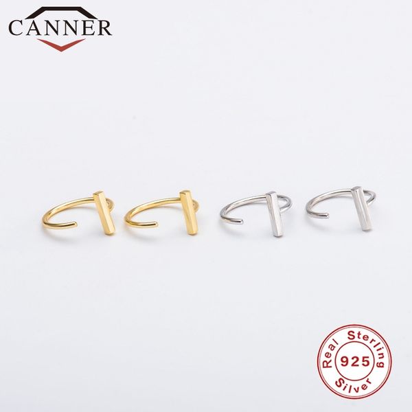 

925 стерлингового серебра пирсинг уха козелка хрящ серьги серебро / золото цвет носа обруча нос кольцо открытие регулируемое украшения для т, Slivery;golden