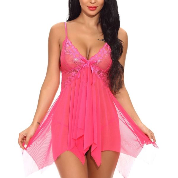 

women lace sleepwear belt bow lingerie temptation underwear nightdress black temptation nightwear costumes underwear a70, Blue;gray