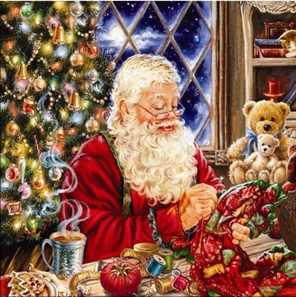 

Full Square/Round Drill 5D DIY Diamond Painting kits "Santa Claus" cross stitch Mosaic Home Decor crafts Art Experience toys Gift A0799