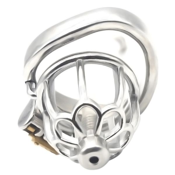 

bird stainless g7-251e chastity lock cockrings male 40/45/50mm plum cage blossom male to choice for adults steel kmxth