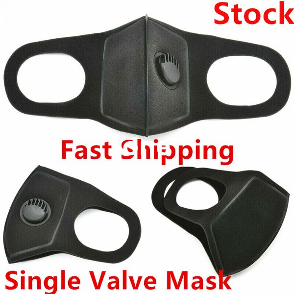 

Черная Антипылевая Маска с клапаном PM2. 5 дыхательные фильтры защитное лицо рот чистый хлопок маски респиратор моющийся многоразовый анти туман дымка