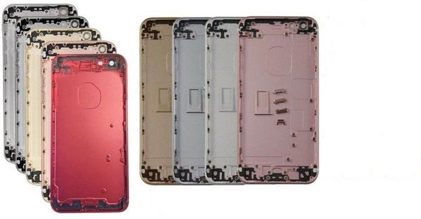 

20 pcs oem for iphone 7g replacement back housing battery cover frame assembly mid frame with part with logo dhl