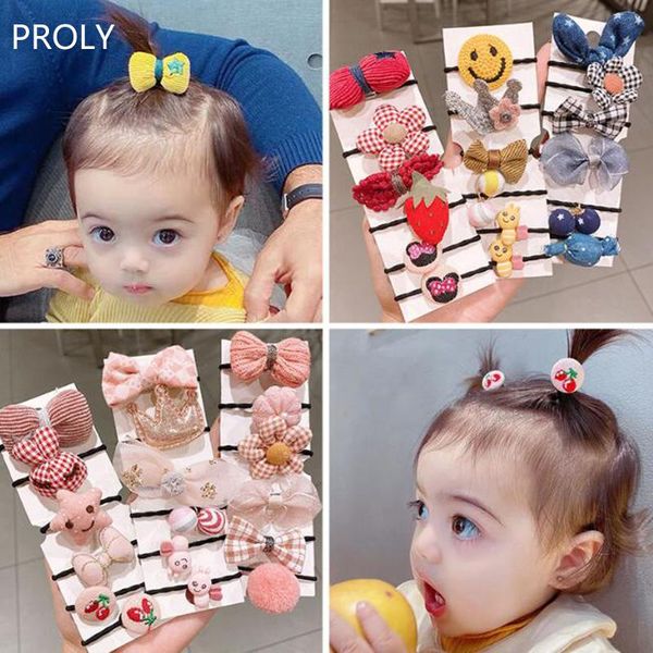 

proly 5/pcs /set children princess hair rope girls cute cartoon fashion hair accessories kids lovely animals scrunchies, Slivery;white