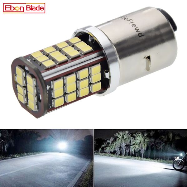 

ba20d led motorcycle headlight bulb lamp h6 dual beam front motorbike moto scooter light headlamp accessories 6v 12v 24v 30v dc