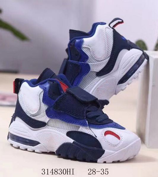 

kids speed turf xz barrage mid qs chaussures boys girls basketball shoes outdoor sneakers with box size11c-3y