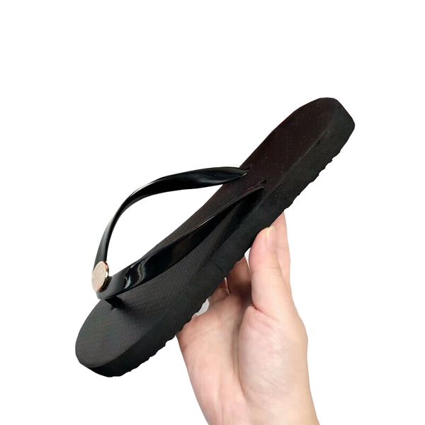 

горячие продажи-женская обувь тапочки модный дизайнер пляжные шлепанцы женские летние сандалии на плоской подошве, Black