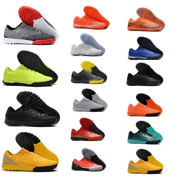 

newst mercurial vaporx xii academy tf 12 women mens indoor turf cr7 cristiano ronaldo neymar soccer football shoes cleats boots us3-11
