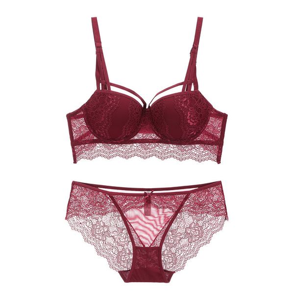 

новый собираются вместе на сексуальные кружева бюстгальтер собрались толчок вверх сексуальные кружева коллекции утолщенной набор бюстгальтер, Red;black