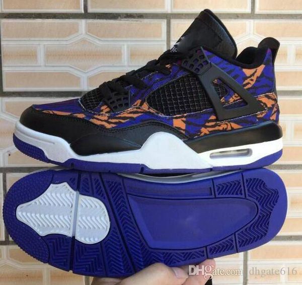 

new basketball shoes 4 north carolina blue unc florida gators for men j4 4s flight sports sneakers size 40-47 02