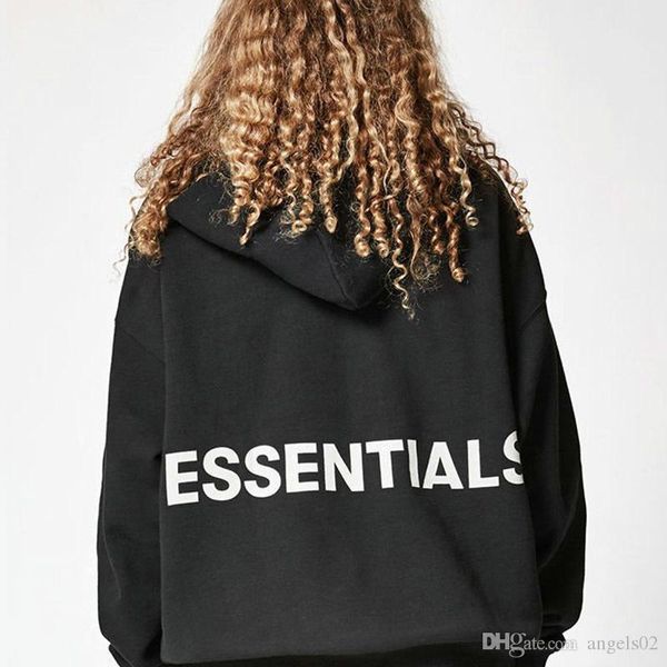 

luxury european essentials letter sweater retro street black white apricot comfortable loose cotton men women tide sweater hfwpwy083