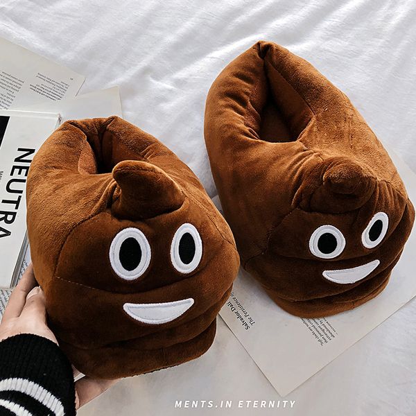 

winter slippers men and women expression pack slip ladies slippers men and women models warm comfortable men's casual, Black