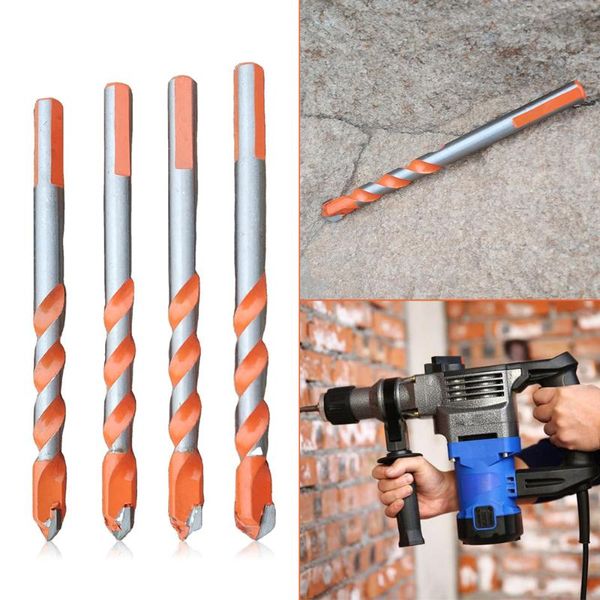 

5/10pcs triangle drill bit twist drill head power tools ceramic glass concrete porcelain punch handle marble 6-12 mm