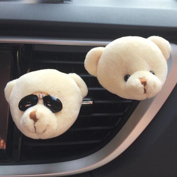 

car-styling car cute funny bear air outlet new fragrant perfume clip air freshener diffuser 718 levert dropship