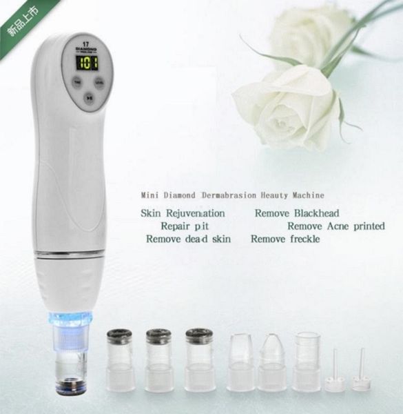 

portable new handheld mini diamond peeling microdermabrasion acne scars skin care diamond dermabrasion beauty machine (ce)