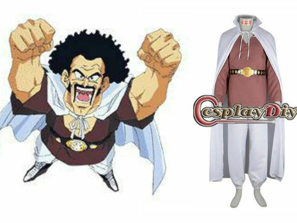 Anime Dragon Ball Mr Satan Cosplay Halloween Carnaval Costume custom