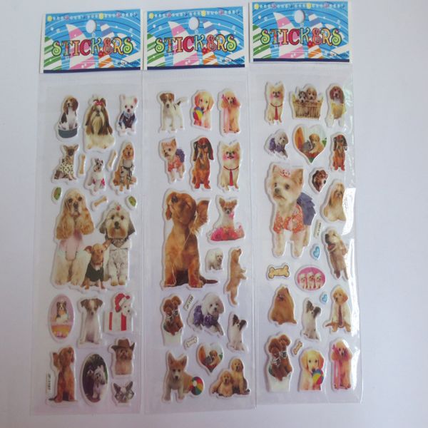 

новый дизайн 20 шт. / лот 3d собаки мультфильм стайлинга автомобилей наклейки дети diy adesivos де paredes наклейки животных росписи искусст