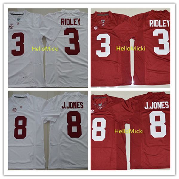 

Mens NCAA Alabama Crimson Tide #3 Calvi Ridley Football Jerseys Stitched #11 Julio Jones Jerseys