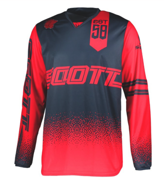 

mtb jersey motocross clothes hombre off-road downhill mtb jerseys vcycling shirt, Black;red