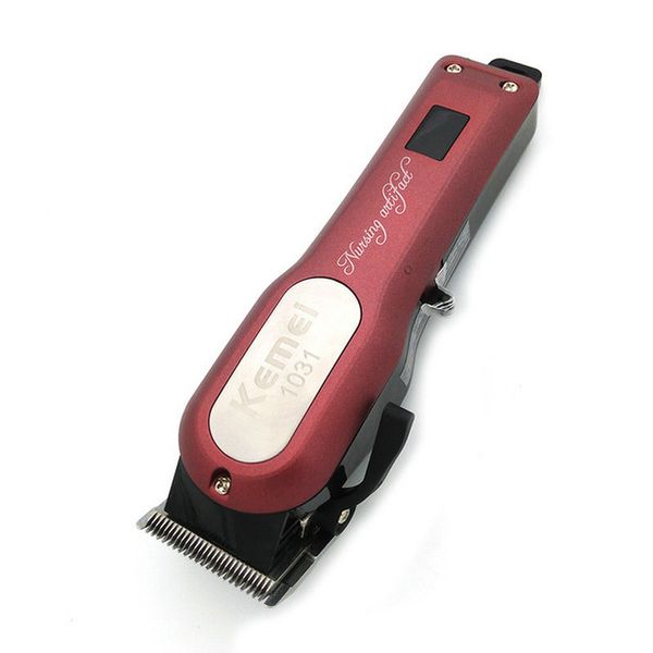 

kemei professional cordless hair clipper electric hair beard trimmer powerful hair shaving machine cutting barber km-1031