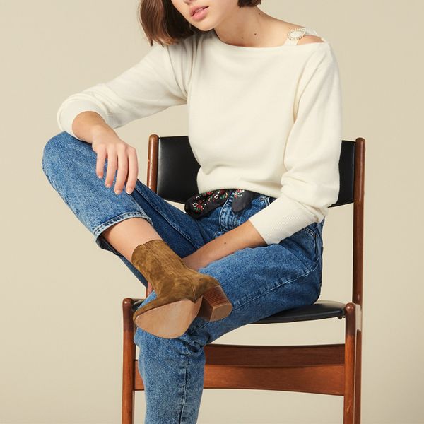 

tunjuefs loose one shoulder sweater women jumper rhinestones diamonds long sleeve runway pullovers knitted autumn