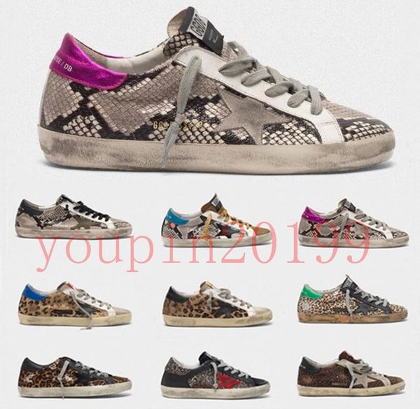 

Italy brand multicolor heel golden uper tar goo e de igner neaker men women cla ic white do old dirty hoe ca ual hoe 35 45 b003, Black