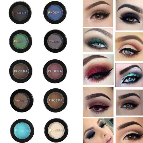 

single colors women's fashion eyeshadow palette super soft matte cream makeup cosmetic eye shadow for all kinds of skin