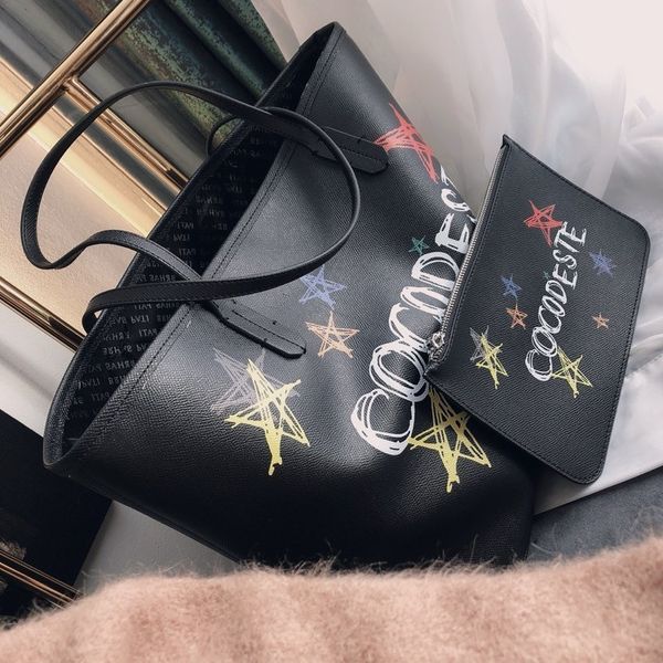 

2020 new genuine leather ladies bagj64s, Black