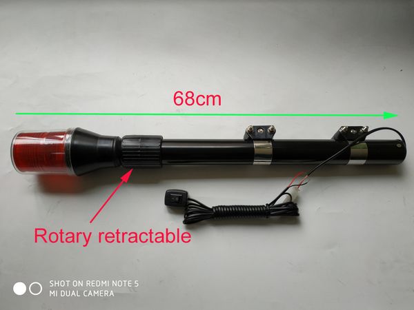 Alta qualitàDoppio paralume, luci di segnalazione per moto a LED rosse da 6 W, luce di segnalazione per moto, lampada di emergenza della polizia, luci antincendio, impermeabile