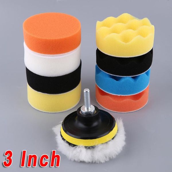 

replacement polishing pad kit parts set auto 11pcs automotive detailing