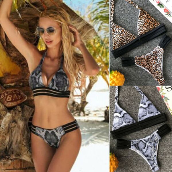 

damen bikini satz push-up strand badeanzug badebekleidung tenue de plage, White;black