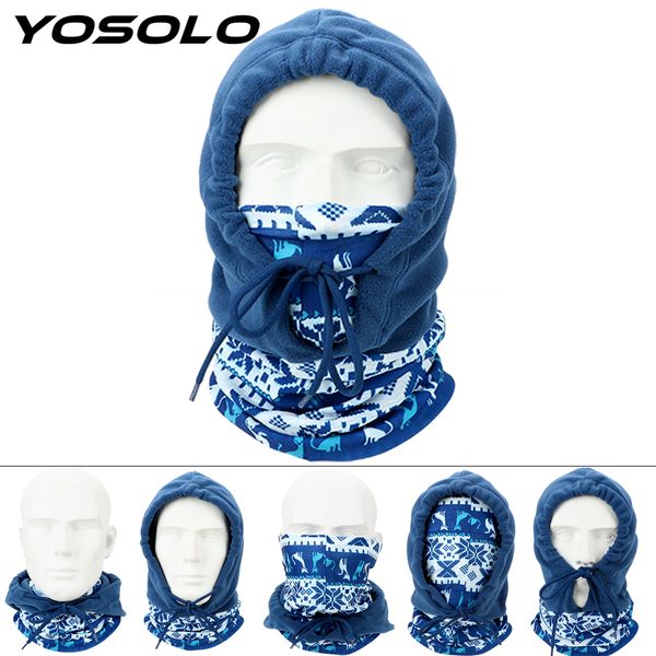 

yosolo warm neck and full face mask fleece motorcycle face mask windproof outdoor sports balaclava hood for bicycle cycling
