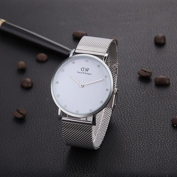 

Новая мода 32 мм женские часы Daniel Wellington 40 мм Мужчины Бриллианты Кварцевые часы DW Ро