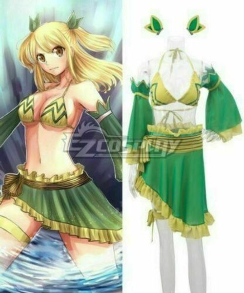 

fairy tail lucy heartfilia cosplay costume, Black;red