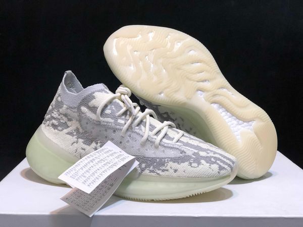 

3 380 36 46 new kanye west v s alien wave runner white black clay zebra mens running shoes women desinger sneakers trainers size 6