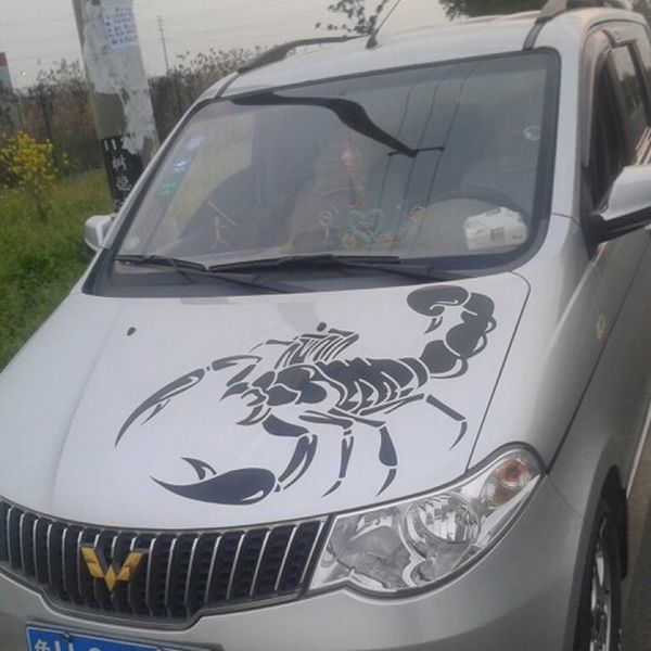 

car scarf decorative stickers scorpion cover body decals