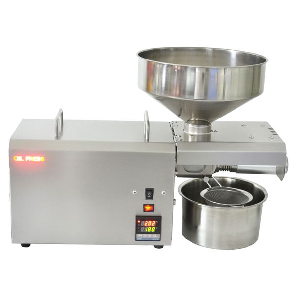 Beijamei 220V / 110V Cold Oil Pressers Machine Commercial Coconut Almond Sementes Espremedor de Óleo Maker