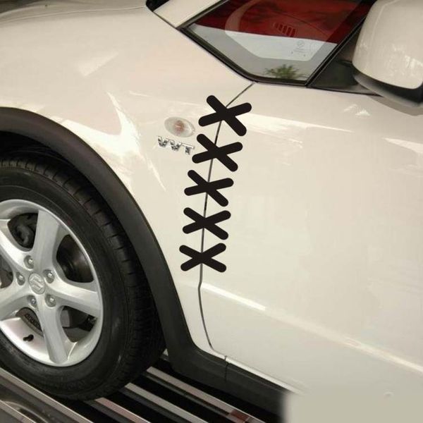 

2pcs for hellaflush car stickers mashup suture patch reflective covers
