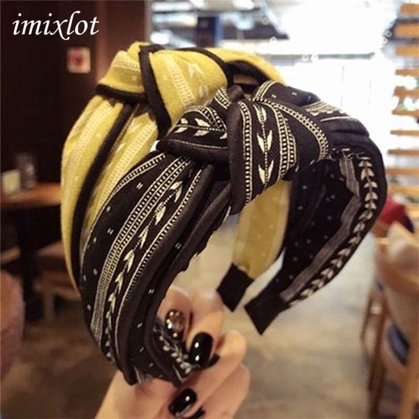 

womens yoga elastic cute hairband turban knotted hair band bandanas headband 2019