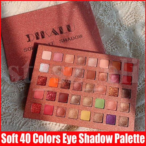 

dikalu 40 color glitter eye shadow pallete eyes makeup matte shimmer pigmented eyeshadow palette make up palette cosmetics