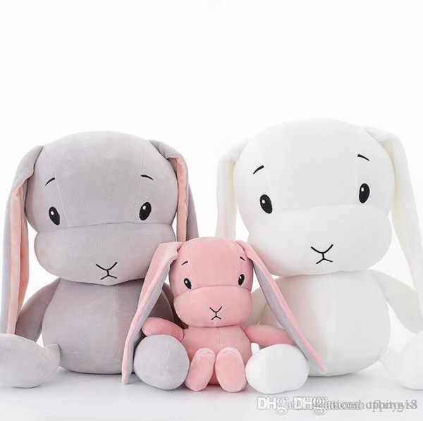 

pretty store t481 ins new fabric soft and comfortable rabbit plush toys lucky rabbit plush doll stuffed animals christmas toys