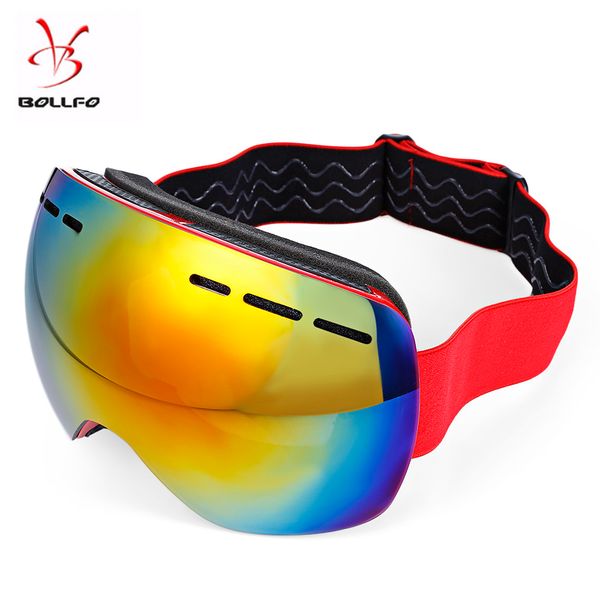 

bollfo spherical anti-fog lens skiing goggles climbing glasses eyewear