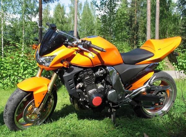 Kostenloses Custom-Motorradverkleidungsset für Kawasaki Z1000 03–06 Z1000 2003 2004 2005 2006, Straßenrennen, orangefarbene Aftermarket-Verkleidung