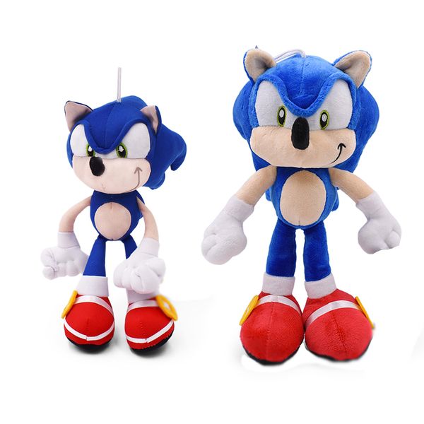 

20-28cm sonic plush toys doll blue shadow sonic plush soft stuffed toy plush for children birthday gifts cotton y200703